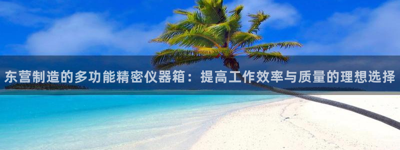 天宏娱乐登入：东营制造的多功能精密仪器箱：提高工作效率与质量