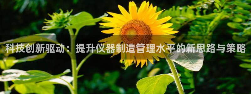天宏娱乐主管待遇：科技创新驱动：提升仪器制造管理水平的新思路