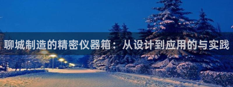 天宏娱乐张叔：聊城制造的精密仪器箱：从设计到应用的与实践