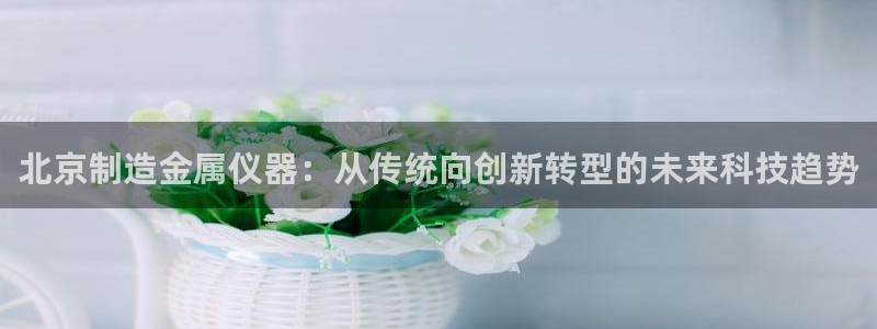 天宏娱乐总店电话多少：北京制造金属仪器：从传统向创新转型的未