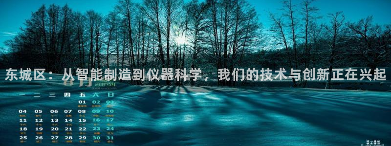 天宏娱乐男神：东城区：从智能制造到仪器科学，我们的技术与创新