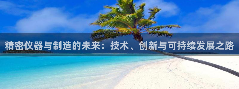 天宏娱乐app的下载：精密仪器与制造的未来：技术、创新与可持