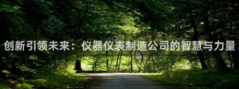 天宏娱乐天跃传媒招聘：创新引领未来：仪器仪表制造公司的智慧与