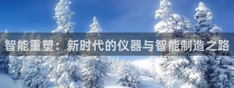 天宏棋牌娱乐：智能重塑：新时代的仪器与智能制造之路