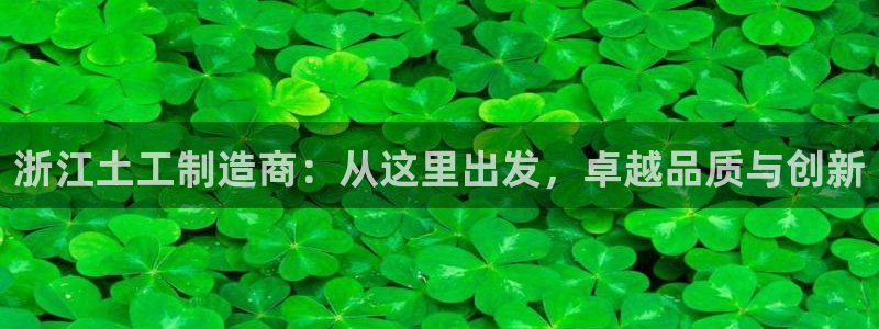 天宏娱乐登入：浙江土工制造商：从这里出发，卓越品质与创新