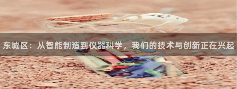 天宏娱乐大叔团龙叔：东城区：从智能制造到仪器科学，我们的技术