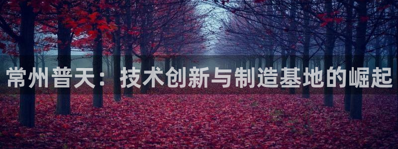 天宏娱乐星歌总部：常州普天：技术创新与制造基地的崛起