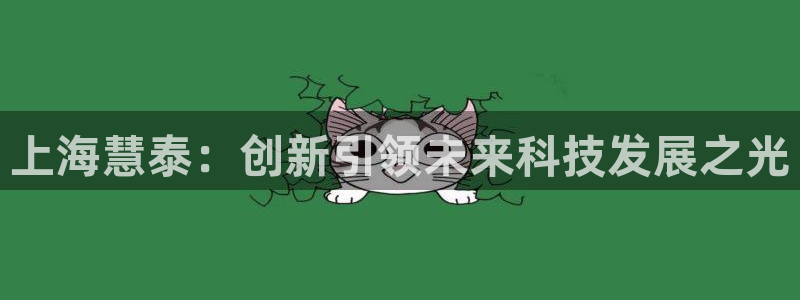 天宏娱乐是干嘛的啊：上海慧泰：创新引领未来科技发展之光