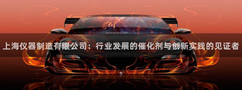 天宏娱乐石叔简介图片：上海仪器制造有限公司：行业发展的催化剂